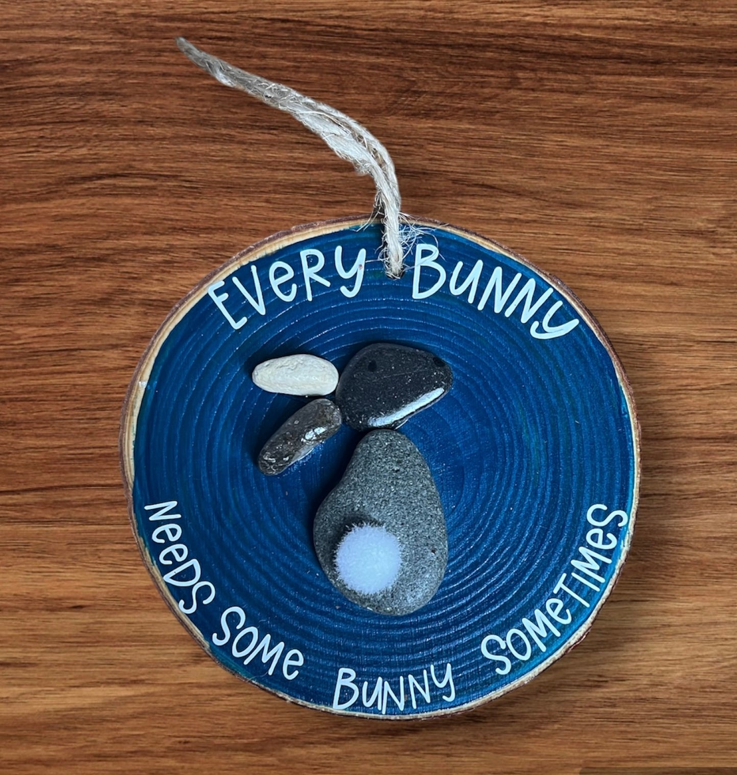 Every bunny needs some bunny Log Art