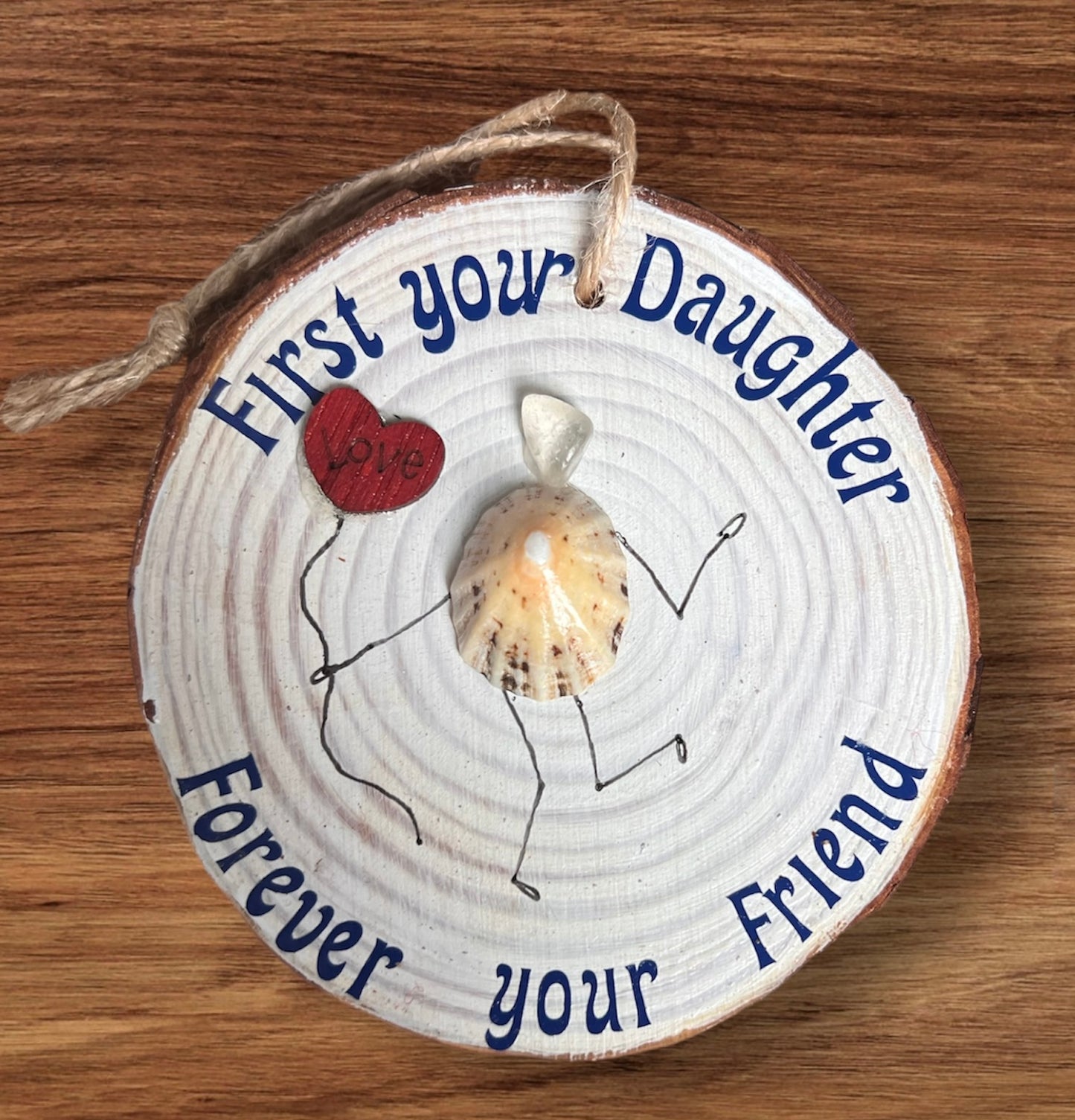 Daughter Log Art