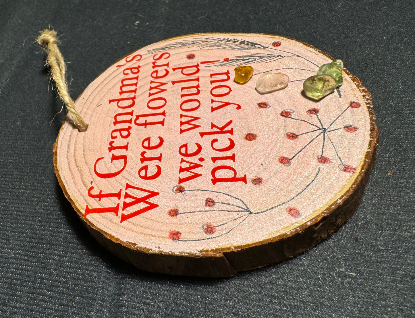 Grandma, Gran, Granny log art