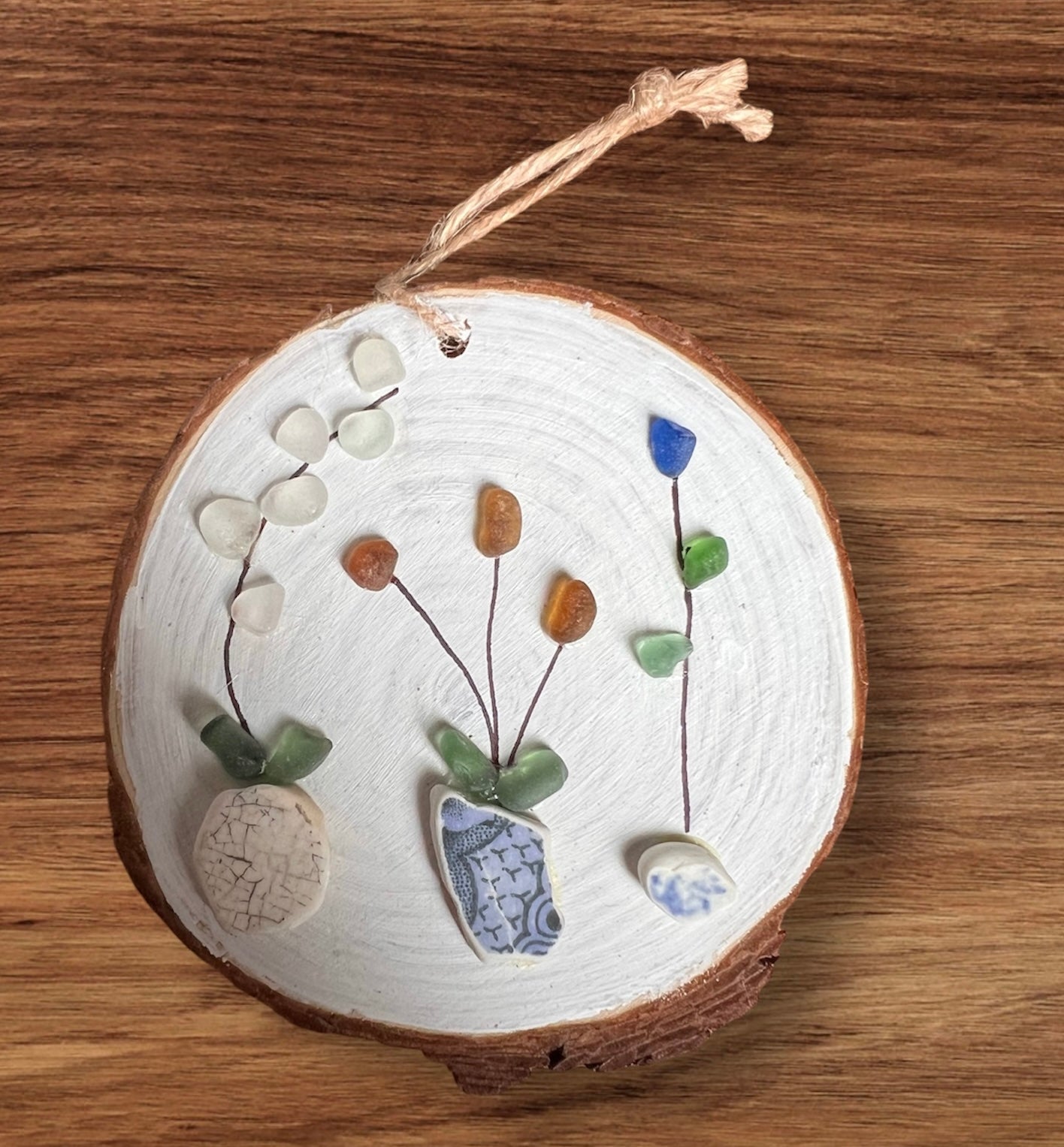 Plant pot Log Art