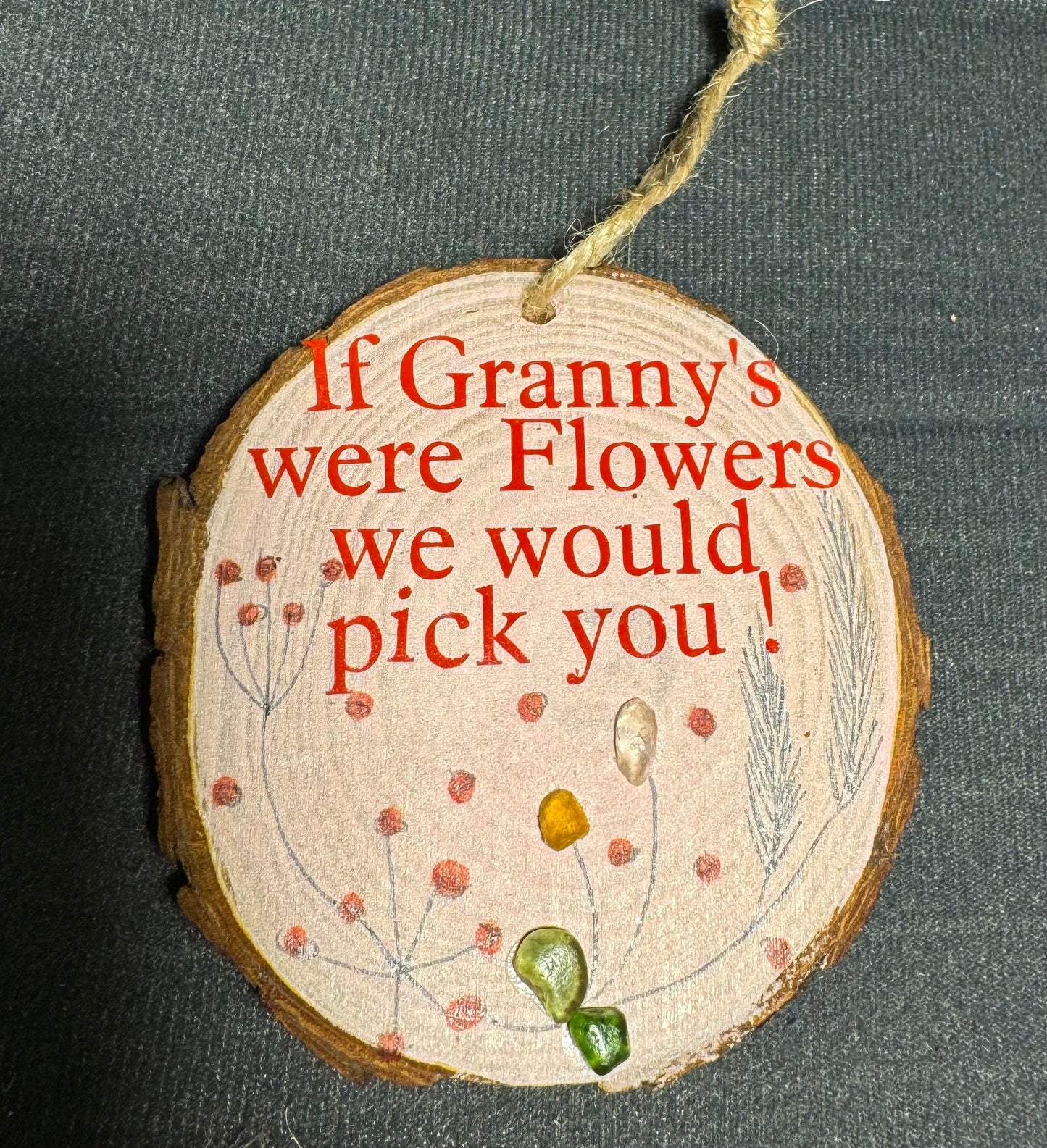 Grandma, Gran, Granny log art