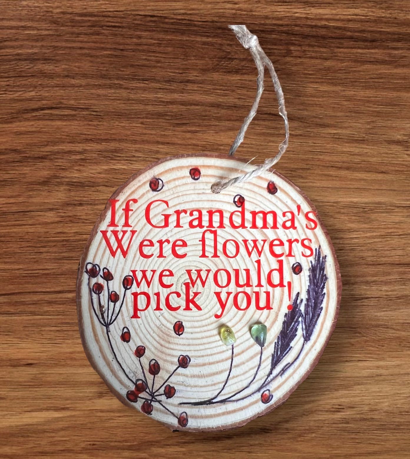 Grandma, Gran, Granny log art