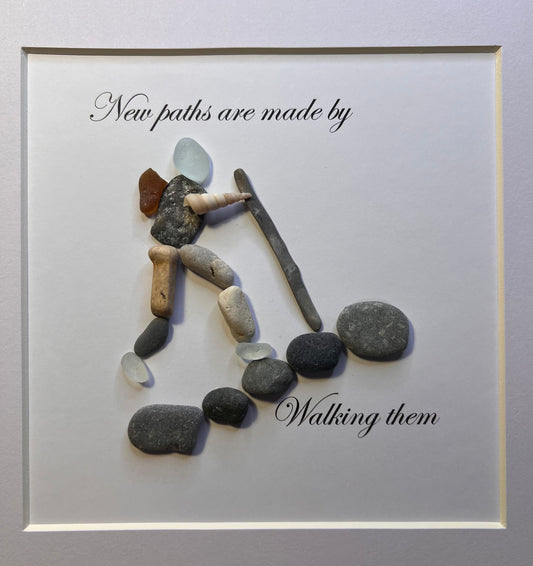 New paths sea glass frame